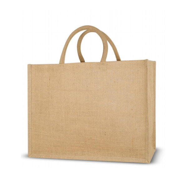 Bayge – Wide Laminated Jute Bag (Natural)