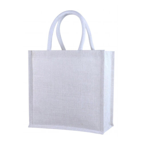 josef square laminated jute bag white 6790d00a48de6