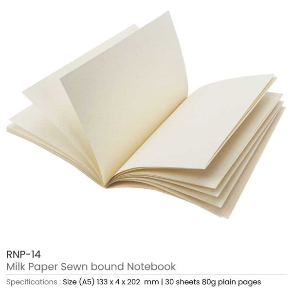 A5 Sewn Bound Notebooks 30 Sheets 80 GSM Paper 3 A5 Sewn Bound Notebooks 30 Sheets 80 GSM Paper - Image 3