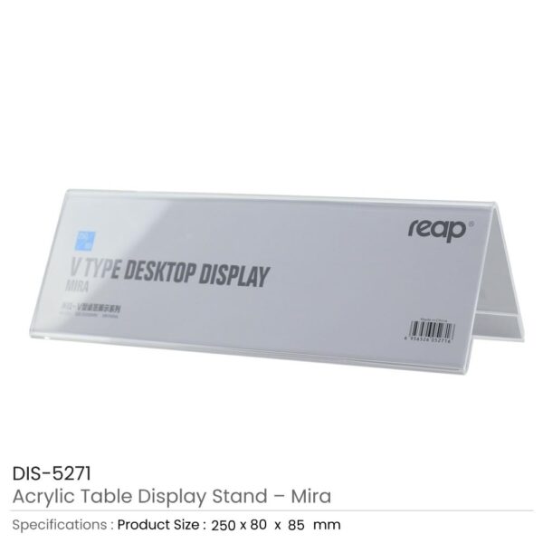 Acrylic Table Display Stand – “MIRA” series 3 Acrylic Table Display Stand – “MIRA” series - Image 3