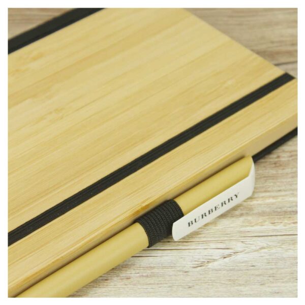 A5 size Bamboo Notebooks with Pen Loop & Page Marker 4 A5 size Bamboo Notebooks with Pen Loop & Page Marker - Image 4