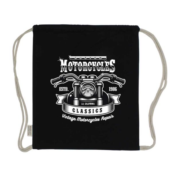 Recycled Cotton Drawstring Bags, 145gsm 2 Recycled Cotton Drawstring Bags, 145gsm - Image 2