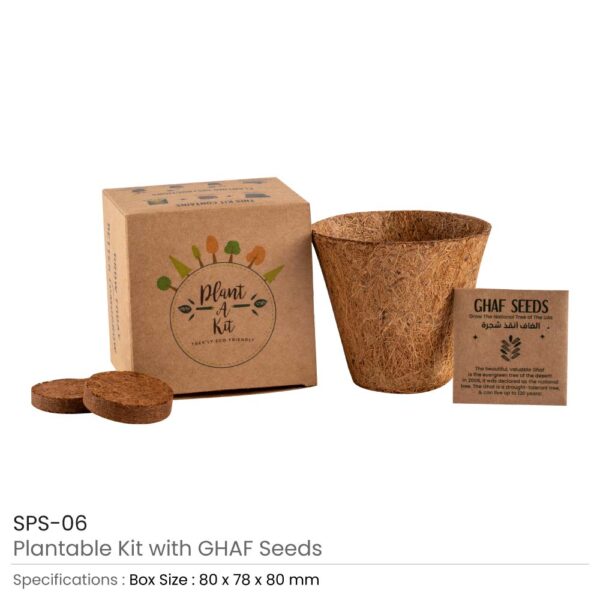 Plantable Kit with GHAF Seeds in Kraft Box 3 Plantable Kit with GHAF Seeds in Kraft Box - Image 3