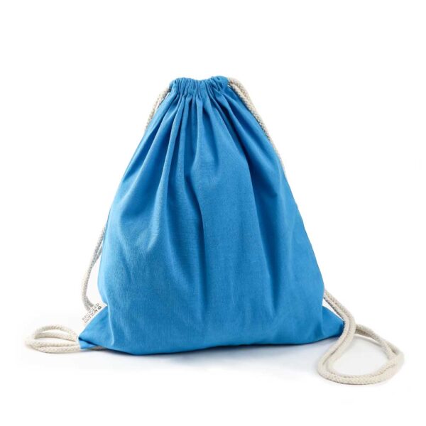 Recycled Cotton Drawstring Bags, 145gsm 4 Recycled Cotton Drawstring Bags, 145gsm - Image 4