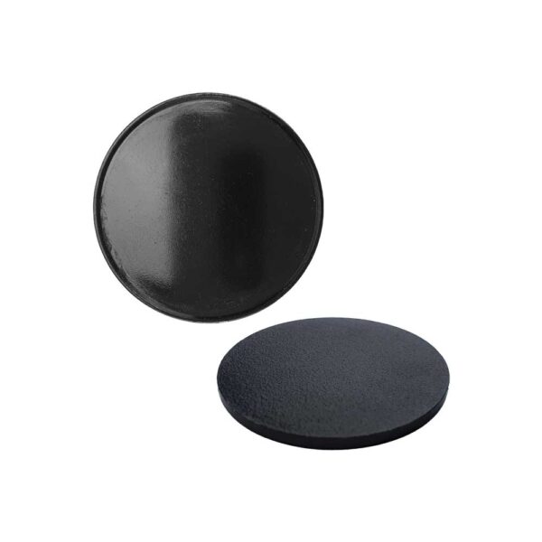 Round Black Metal Badges without Attachment 4 Round Black Metal Badges without Attachment - Image 4
