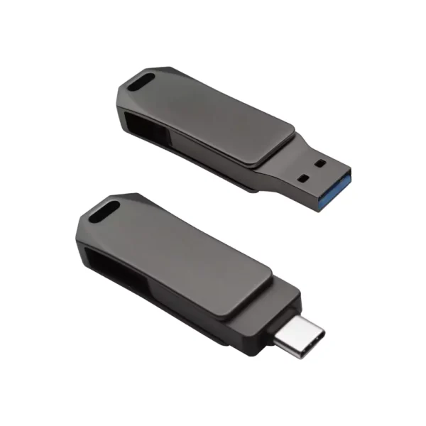 Swivel OTG USB in Gun Metal 64GB V. 3.0 Type C 6 Swivel OTG USB in Gun Metal 64GB V. 3.0 Type C - Image 6