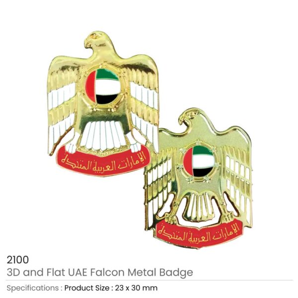 UAE Falcon Metal Badges 4 UAE Falcon Metal Badges - Image 4
