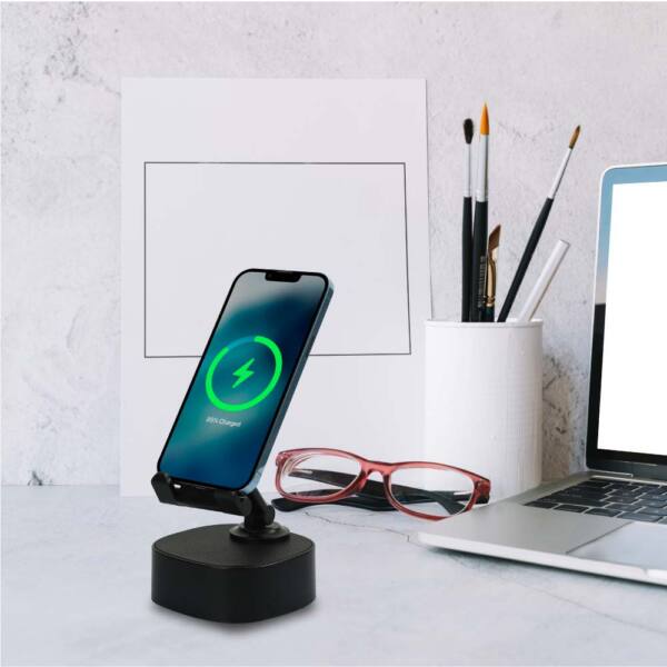 Wireless Fast Charger 15W with BT Speaker & RGB LED Logo 4 Wireless Fast Charger 15W with BT Speaker & RGB LED Logo - Image 4