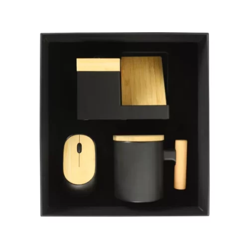 bamboo gift sets in black cardboard box gs 025 67925255a362a