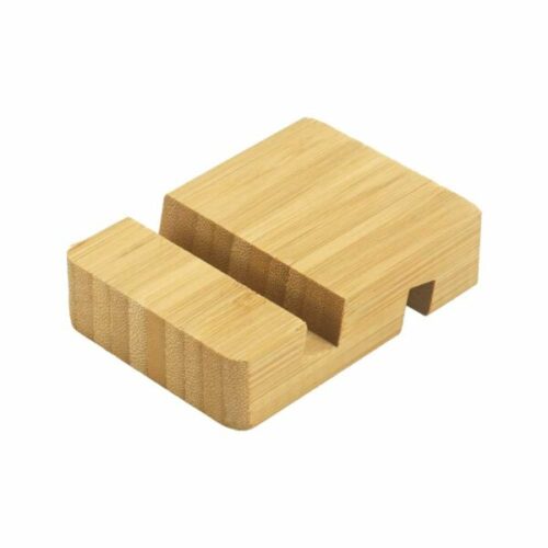 bamboo phone stands with two different slots 679255fb940ca