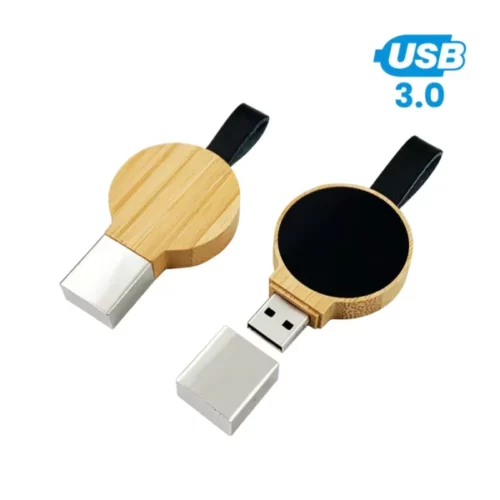 bamboo round led logo usb with strap 64gb v 3 0 679251c0cd6a8