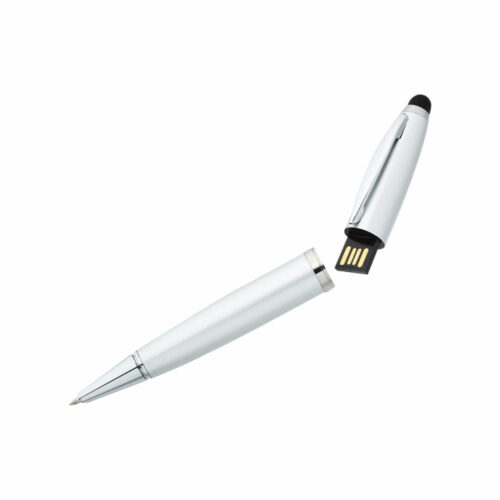 echo metal pen with stylus usb white 679233ffea5f7