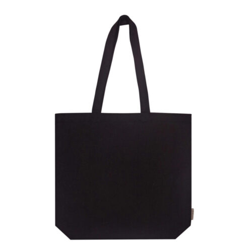 glynn 8 oz recycled small canvas tote bag black 67923480d690b
