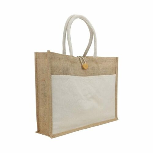 jute bags with cotton pocket and handle 679260b66aff9