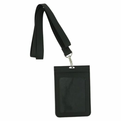 pu leather foldable id card holder with lace hook 6792547379668