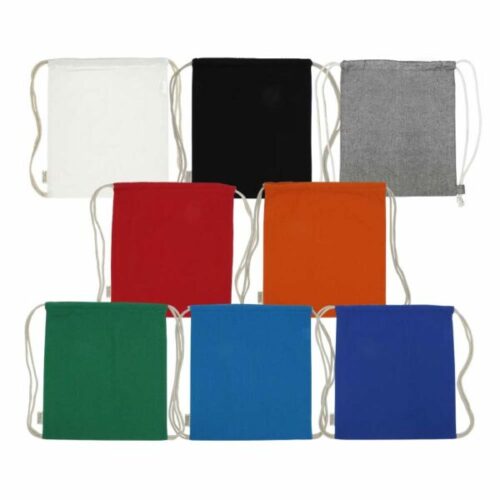 recycled cotton drawstring bags 145gsm 6792565f832e2