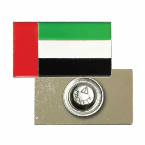 uae flag metal badges rectangle 67926200ec77c