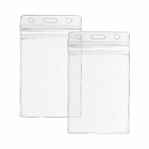 vertical id card holder with resealable zip 67925754ddf22
