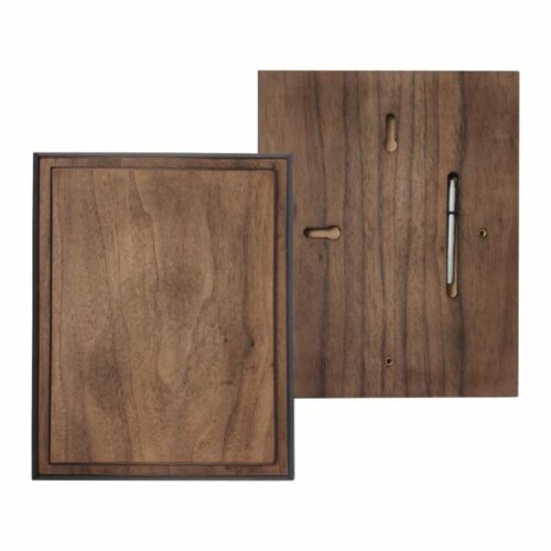 vertical matt veneer wooden plaque with box 67925838b5a61