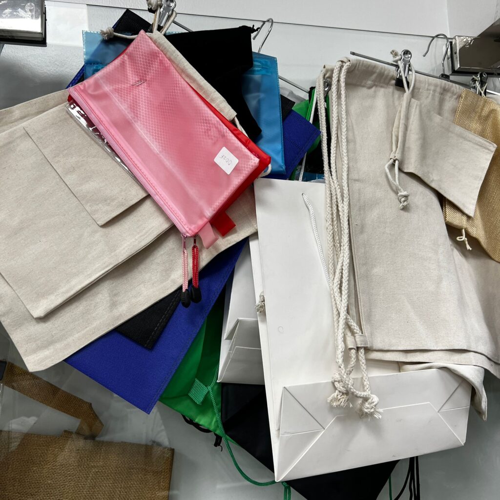 eco friendly jute bag and paperbags